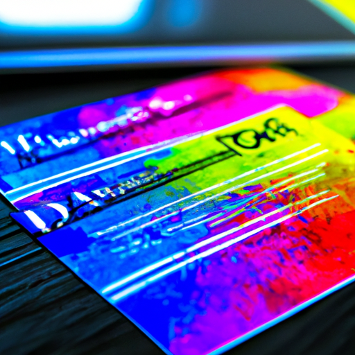 תמונה של עיצוב כרטיס ביקור דיגיטלי צבעוני